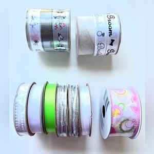 12 decorative wedding ribbons